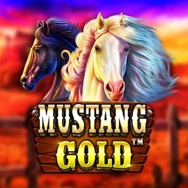 Slots logo of Mustang Gold from Pragmatic Play at Casino Euro