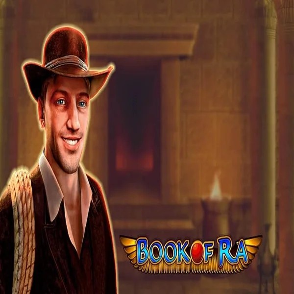 Book of Ra slot logo by Greentube at Casino Euro