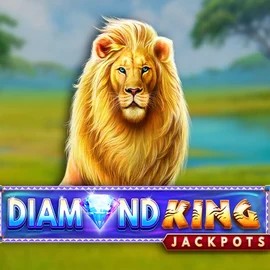 Diamond King Jackpots slot visual from SpinPlay Games available on eurocasino.com.pl