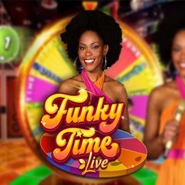 Official Live Casino logo: Funky Time by Evolution at Casino Euro