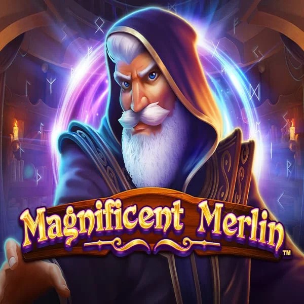 Slots logo of Magnificent Merlin from Greentube at Casino Euro