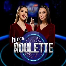 Mega Roulette slot logo by Pragmatic Play at Casino Euro